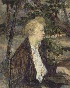 Henri de toulouse-lautrec, Woman Seated in a Garden